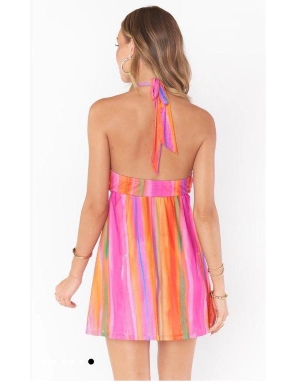 Show Me Your MuMu colorful stripe mini dress - Picture 2 of 6